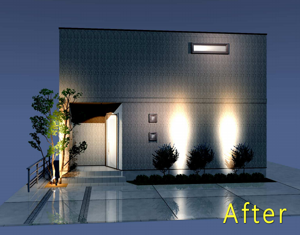 ガーデンライトで夜の庭を楽しもう おしゃれな間接照明の使い方 エクステリアガーデン お庭の設計 施工の専門店グリーン企画