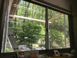 猫専用ベランダ作成中