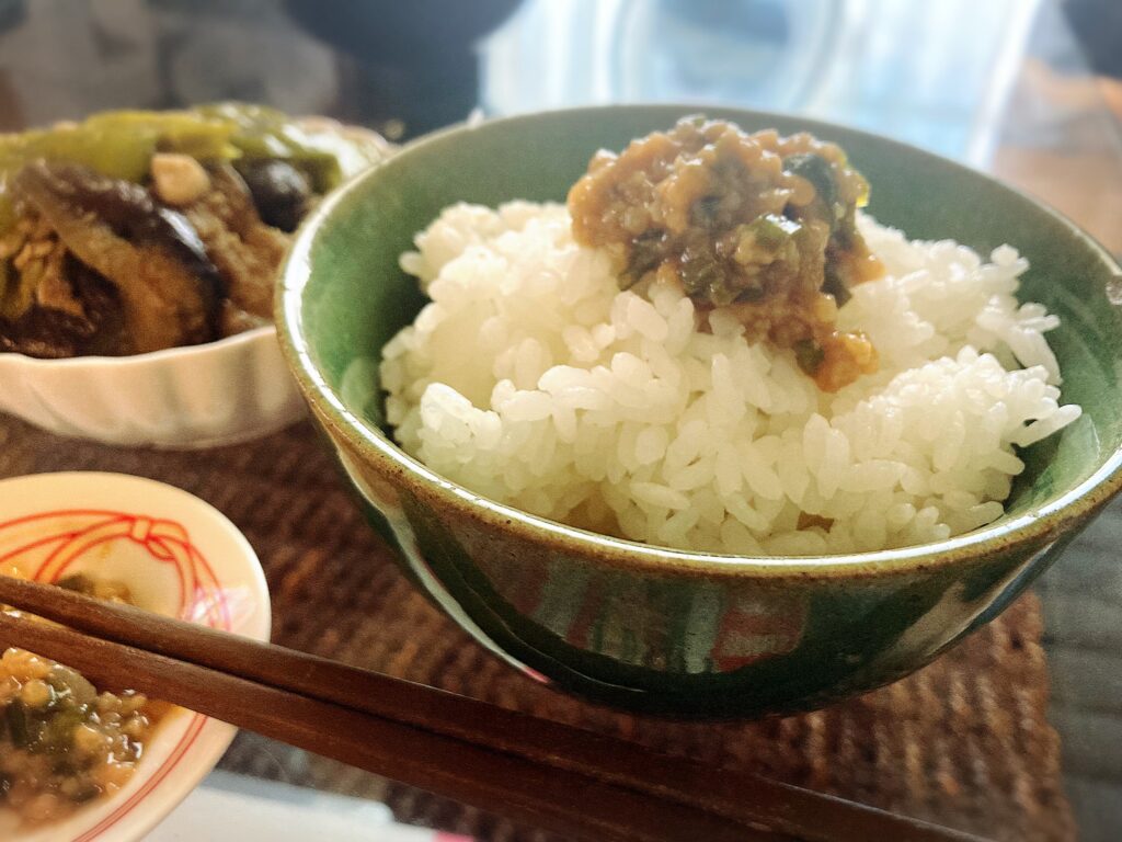 青唐辛子で作るご飯のお供『青唐辛子の肉味噌』レシピ