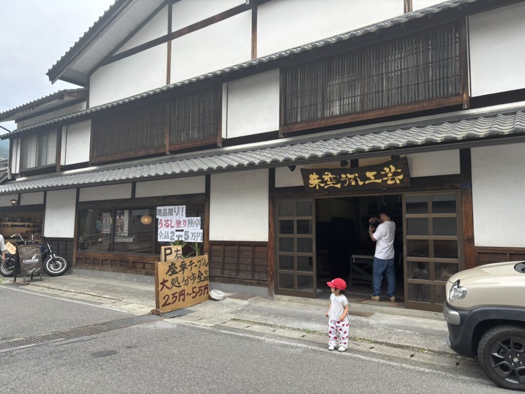 木曽平沢・奈良井で行われている木曽漆器祭に行ってきました。