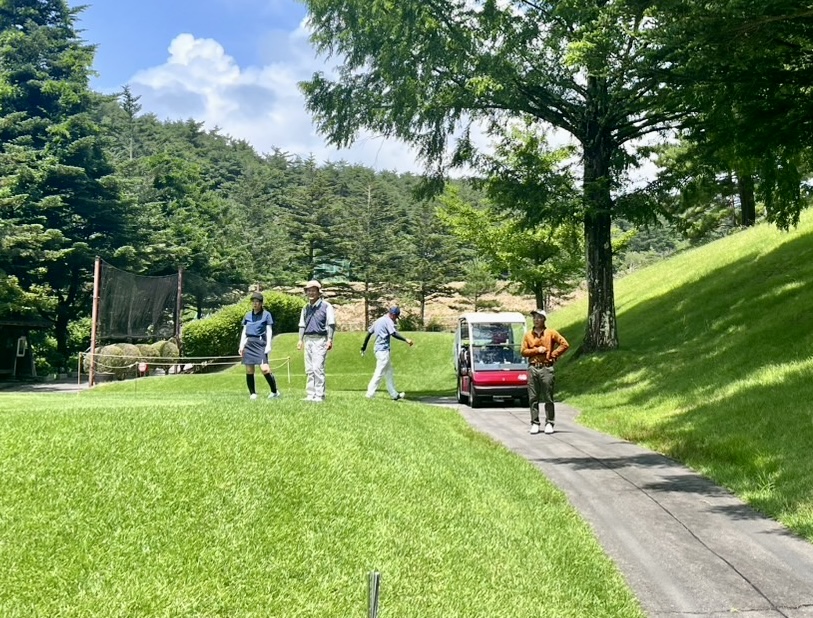 ゴルフコンペ-塩嶺カントリークラブにて