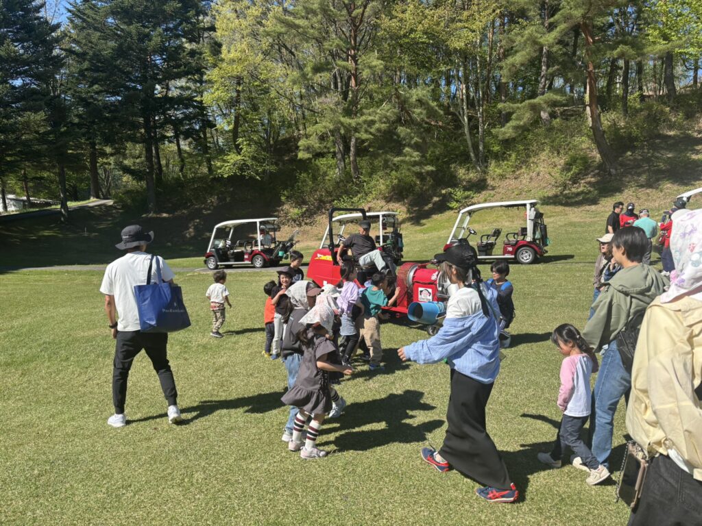 塩嶺カントリークラブのGWこどもの日親子イベントに参加してきました！！