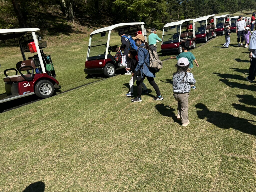 塩嶺カントリークラブのGWこどもの日親子イベントに参加してきました！！