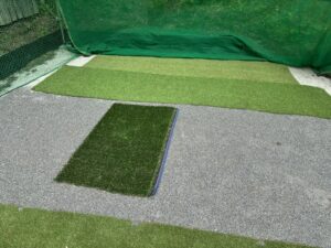 社内ゴルフコンペをもっと楽しむために！余っていた資材でゴルフ練習場を作ってみました☆